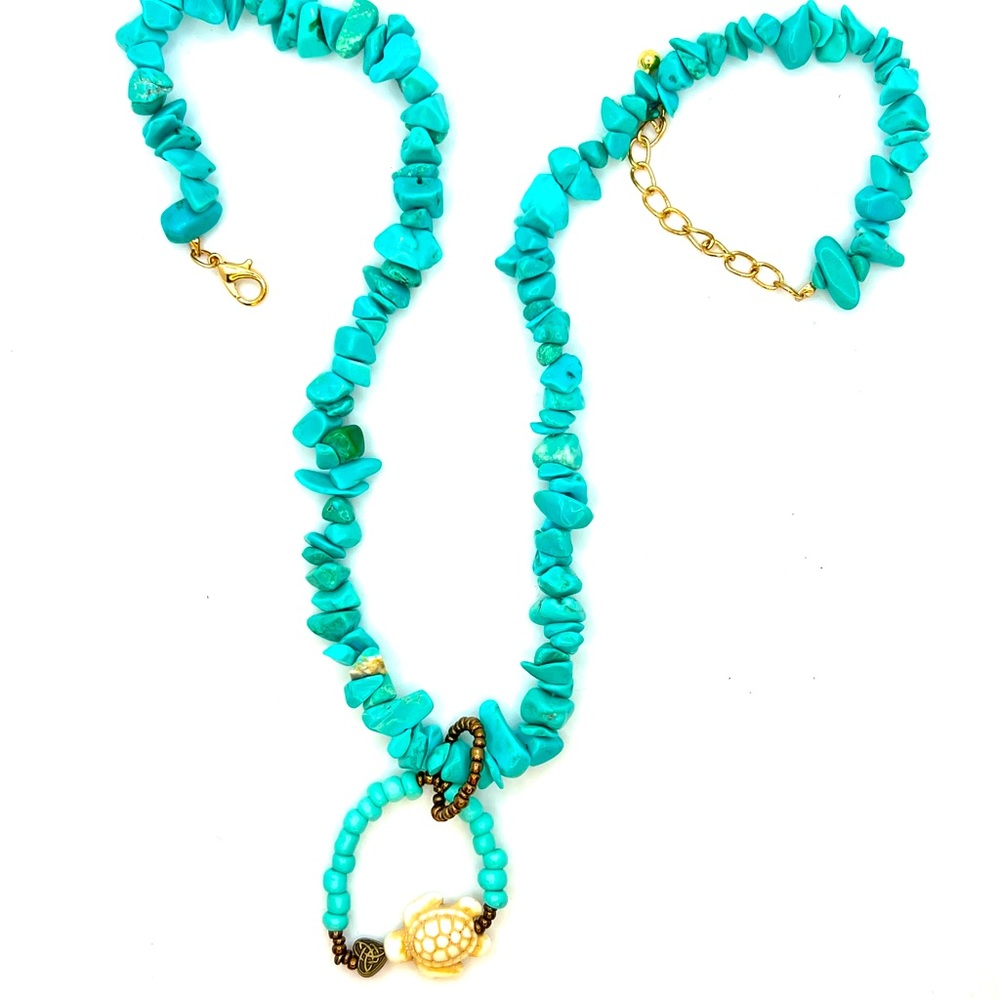 Handmade necklace beads boho